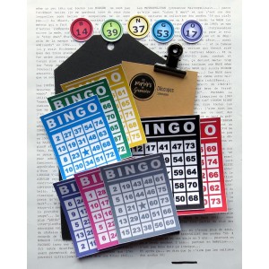 D48. Découpes cartes de bingo